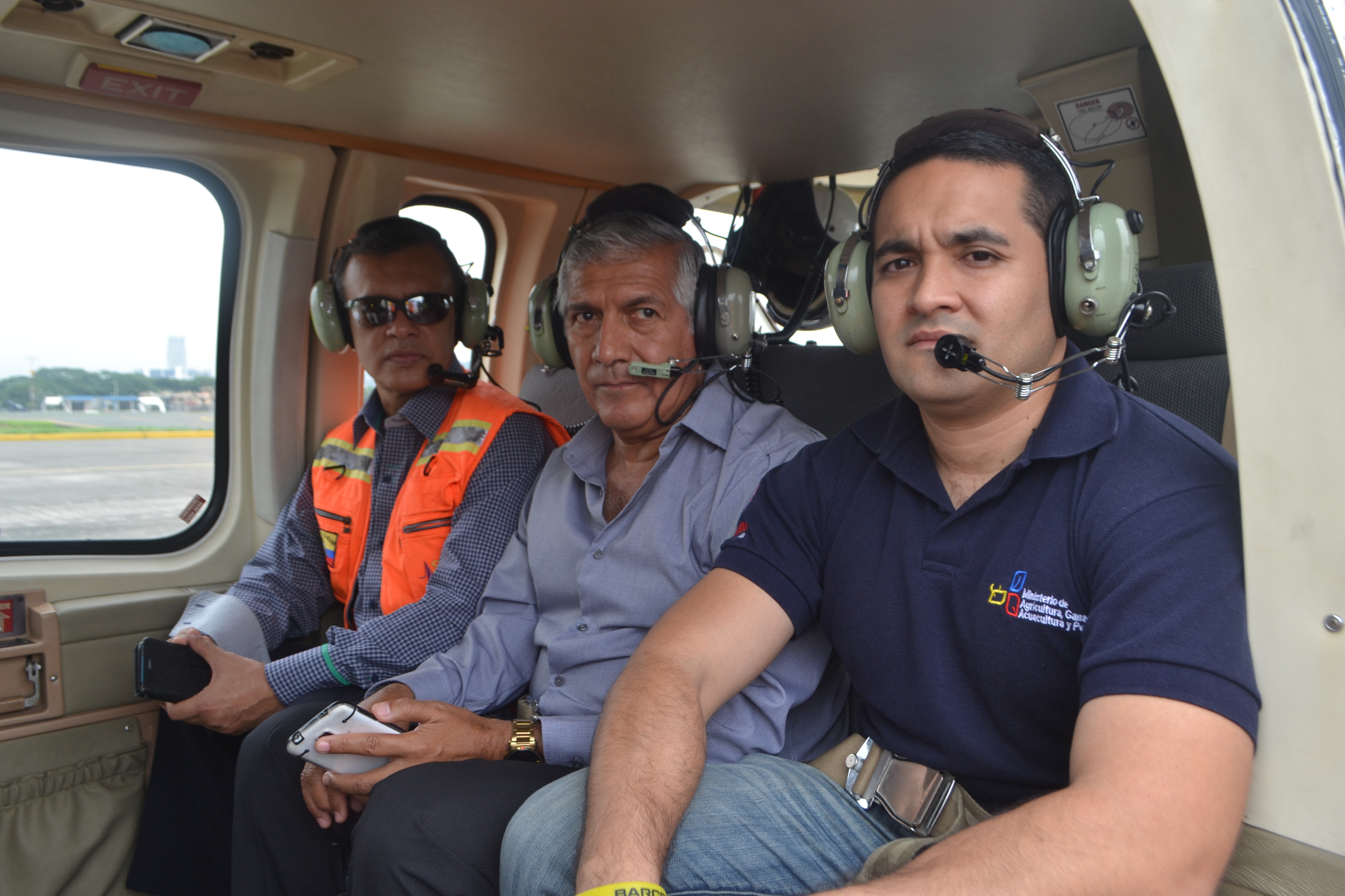 Autoridades de Gestión de Riesgos realizaron sobrevuelo por sectores afectados