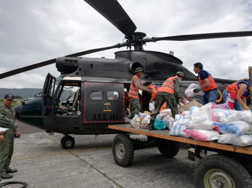 SNGRE entregó 64 kits de Asistencia Humanitaria