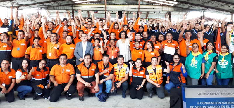 Directora SNGRE inauguró II Convención Nacional de Voluntariado 2019