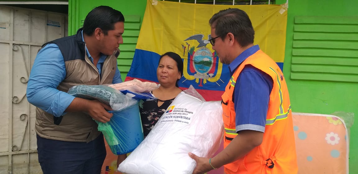 Coordinamos acciones para atender a las familias afectadas ante época lluviosa en Guayas