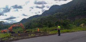 El Servicio Nacional de Gestión de Riesgos y Emergencias desarrolla trabajo articulado para dar respuesta oportuna ante socavamiento en Río Coca