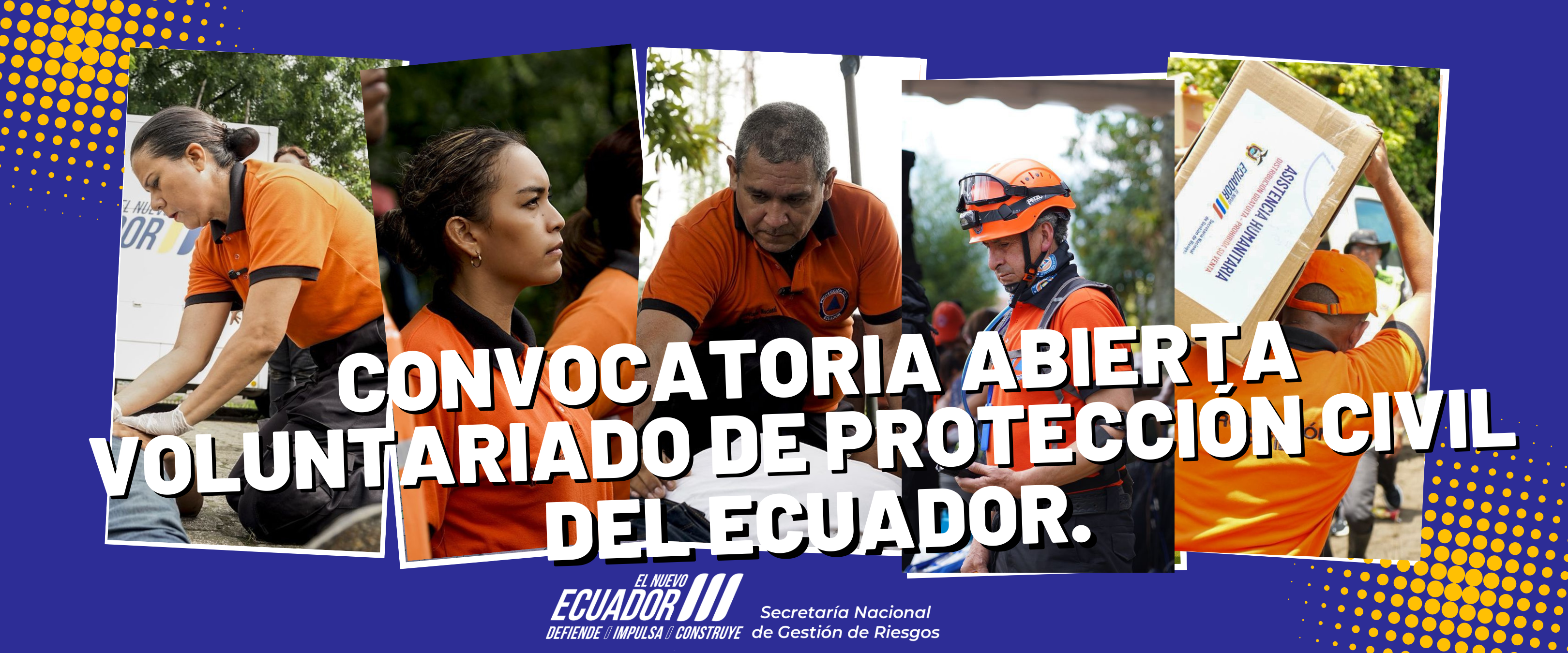 Registro para aspirantes a Voluntariado de Protección Civil 