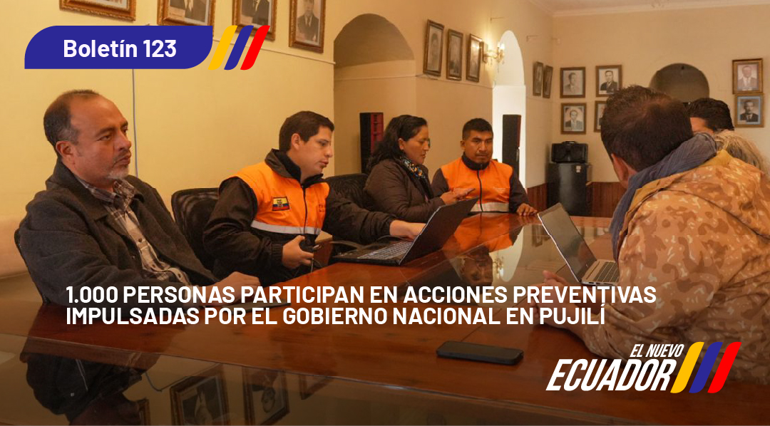 1.000 personas participan en acciones preventivas impulsadas por el Gobierno Nacional en Pujilí