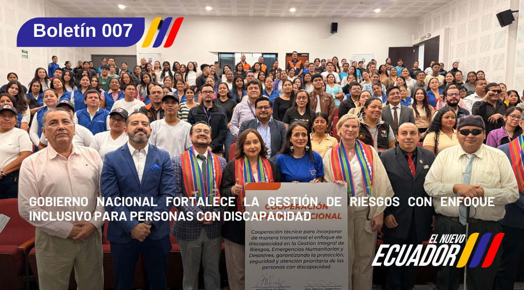 Gobierno Nacional fortalece la gestión de riesgos con enfoque inclusivo para personas con discapacidad