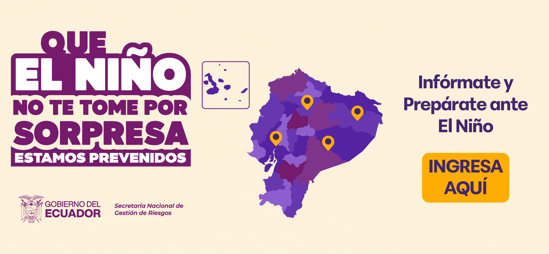 Que el Niño no te tome por sorpresa - Estamos prevenidos